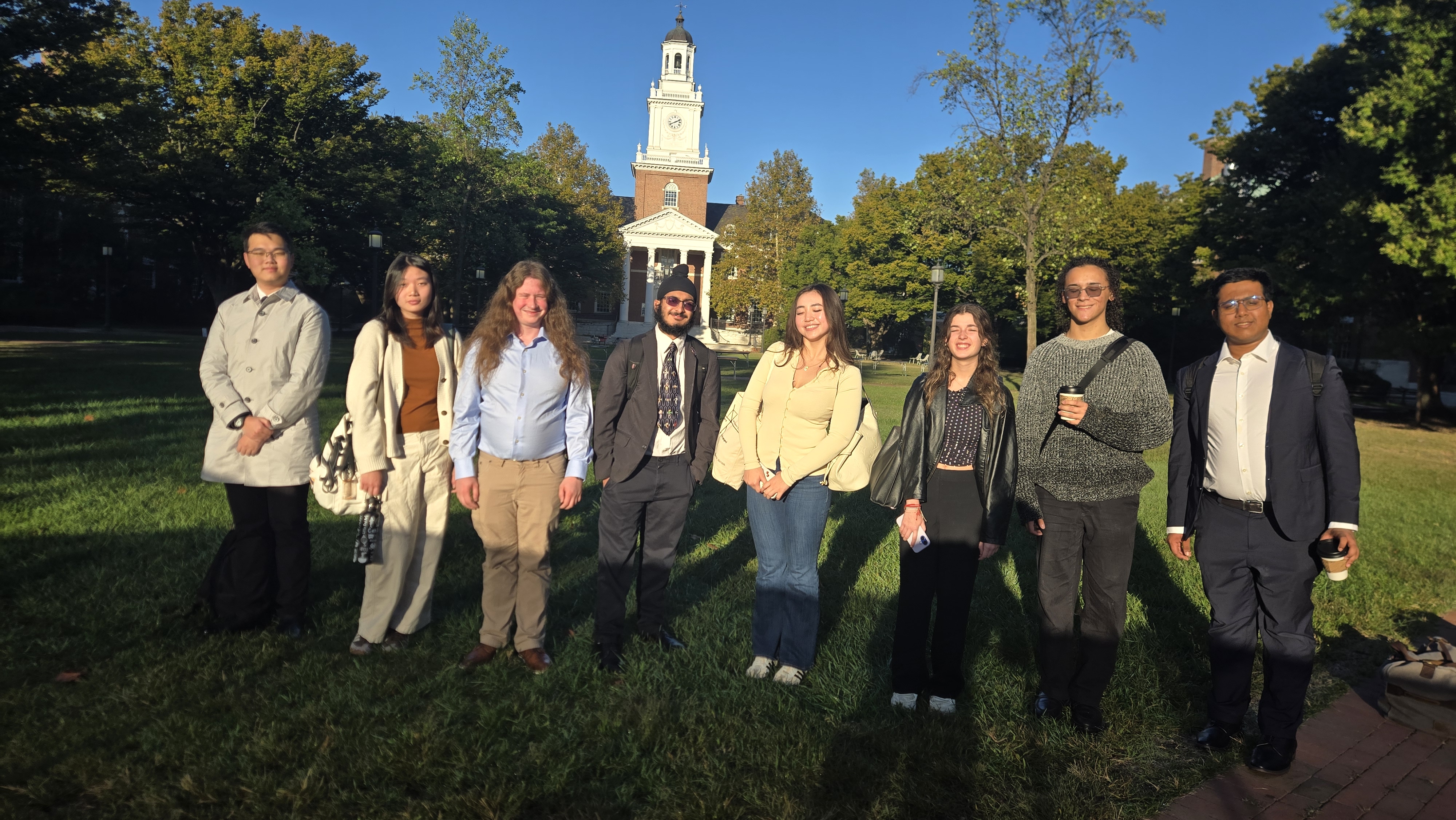 Morning prep before Johns Hopkins novice rounds begin