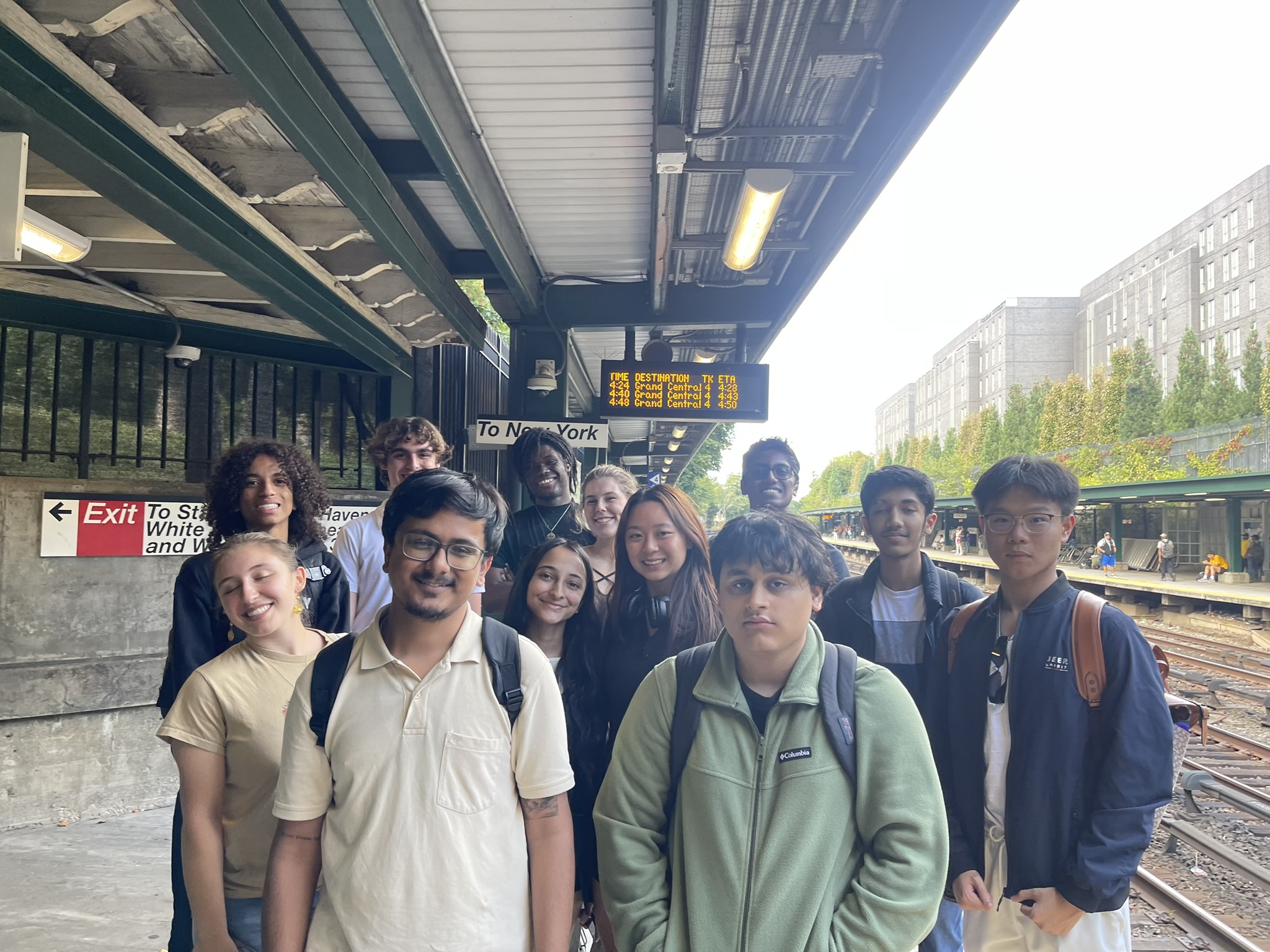 Group photo of PDU members smiling